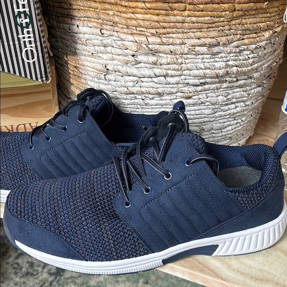 Tacoma by ORTHOFEET Blue Knit Sneakers with Cushioned Sole size 12 WIDE. New - Picture 4 of 7